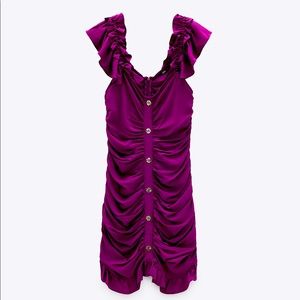 Zara Dress, in Purple. Size S